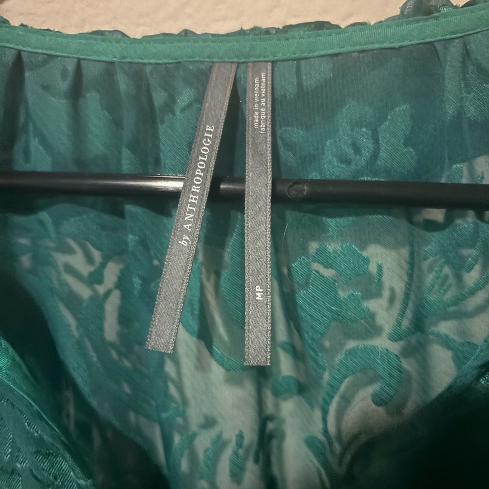 The Marais Maxi Dress: Satin-Burnout Edition Medium Petite - Picture 7 of 10